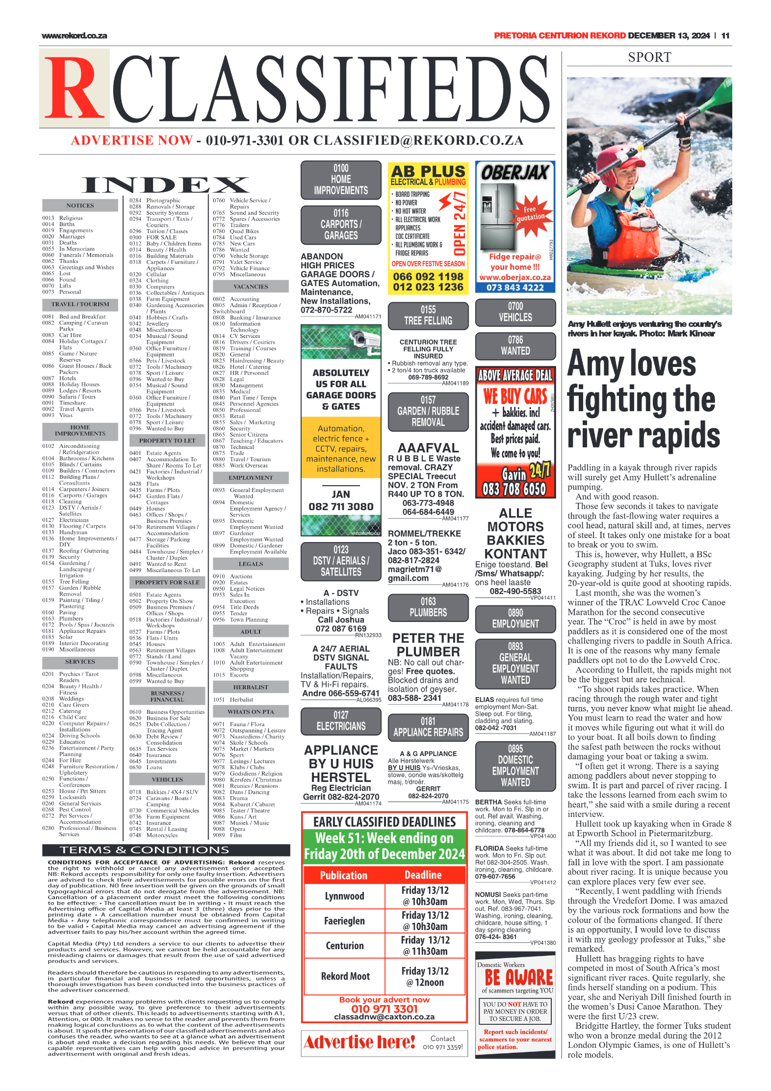 Rekord Centurion 13 December 2024 page 11