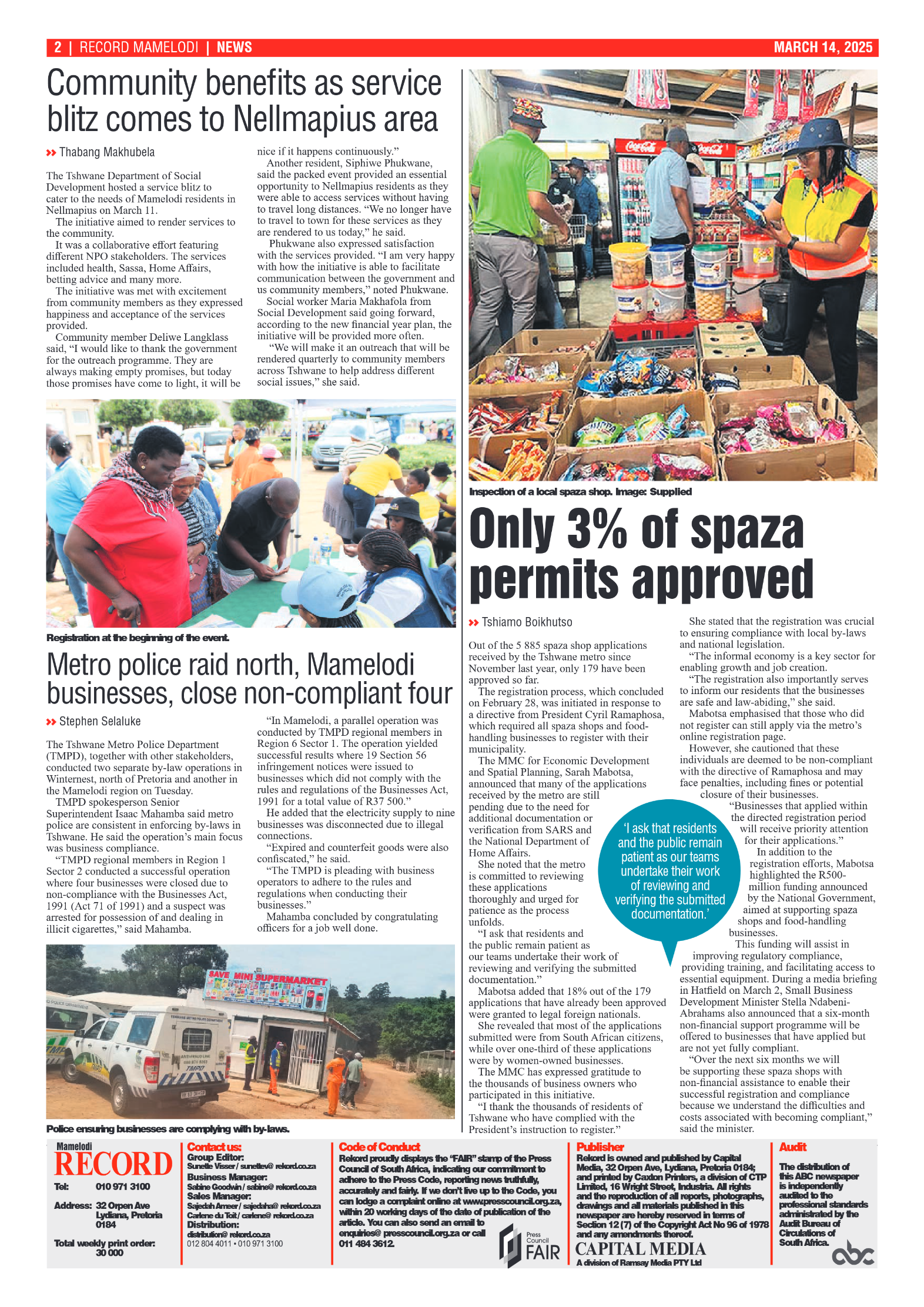 Rekord Mamelodi 14 March 2025 page 2