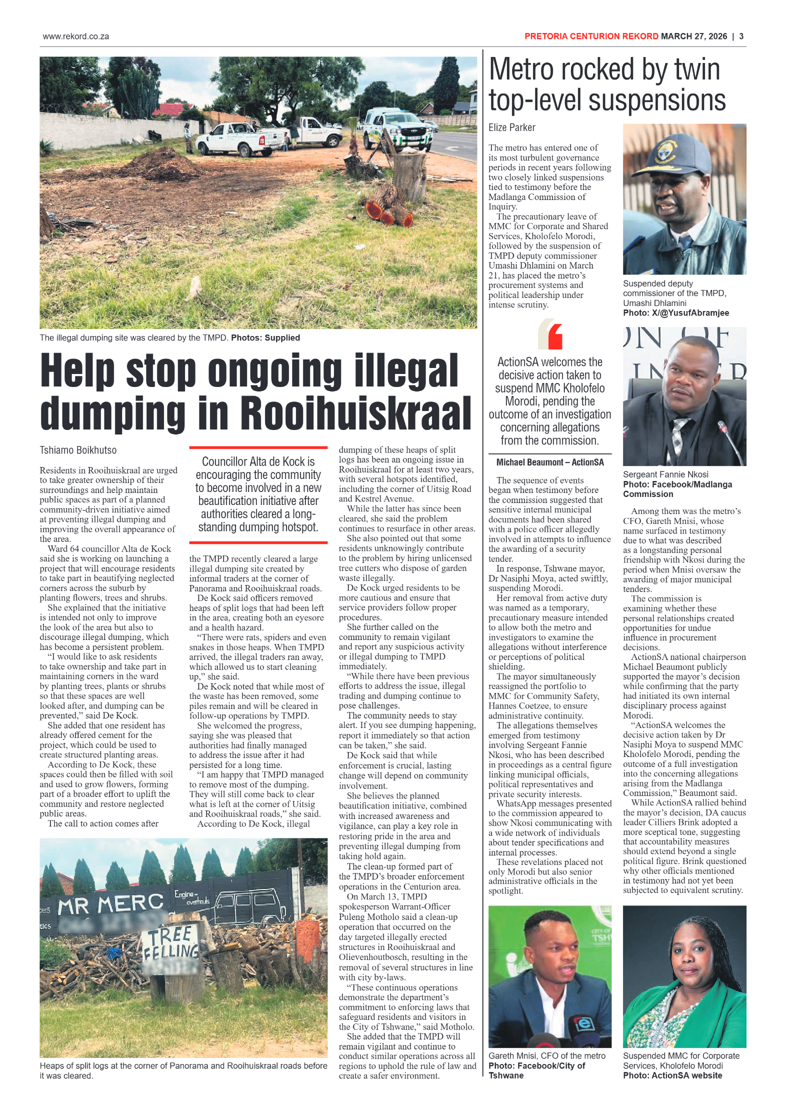 Rekord Centurion 27 March 2026 page 5