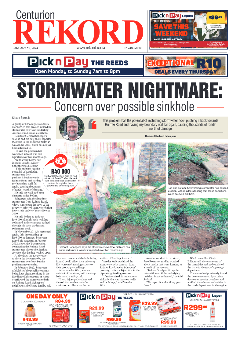 REKORD CENTURION 12 JANUARY 2024 page 1