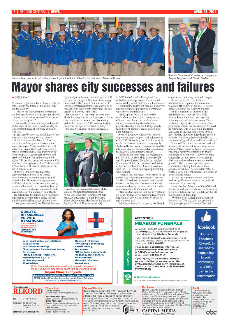 Rekord Central 26 April 2024 page 2