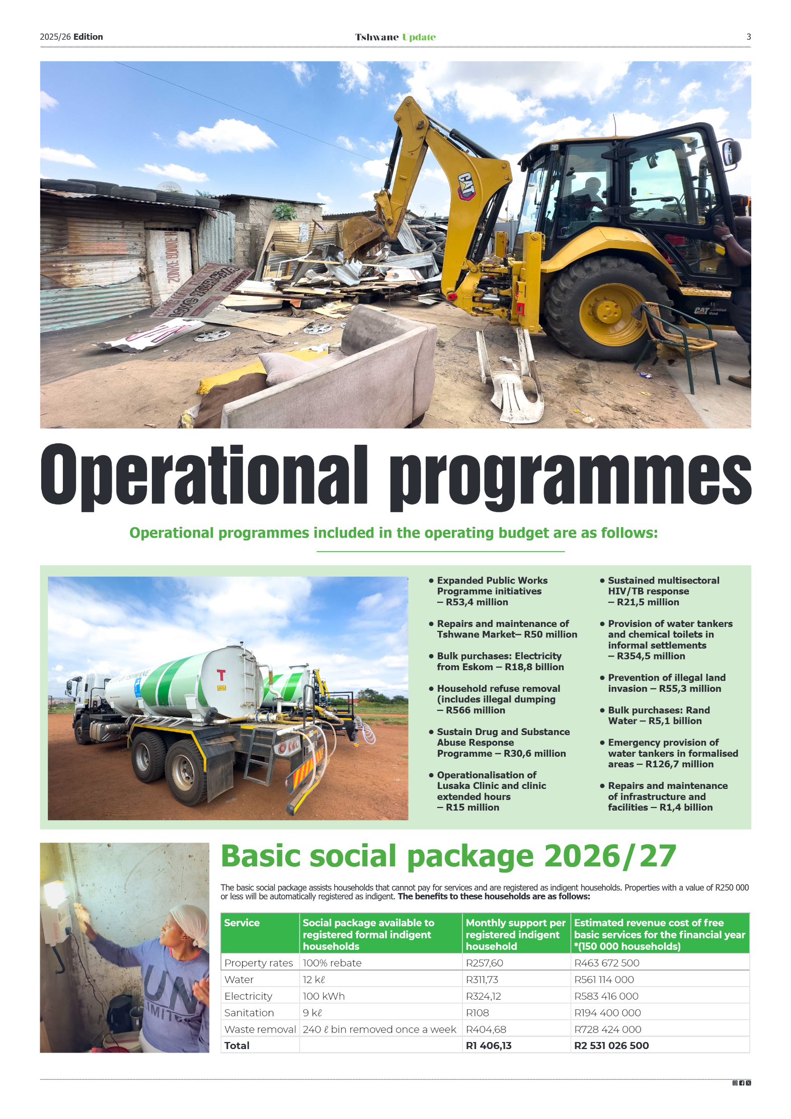 City of Tshwane – UpDATE page 3