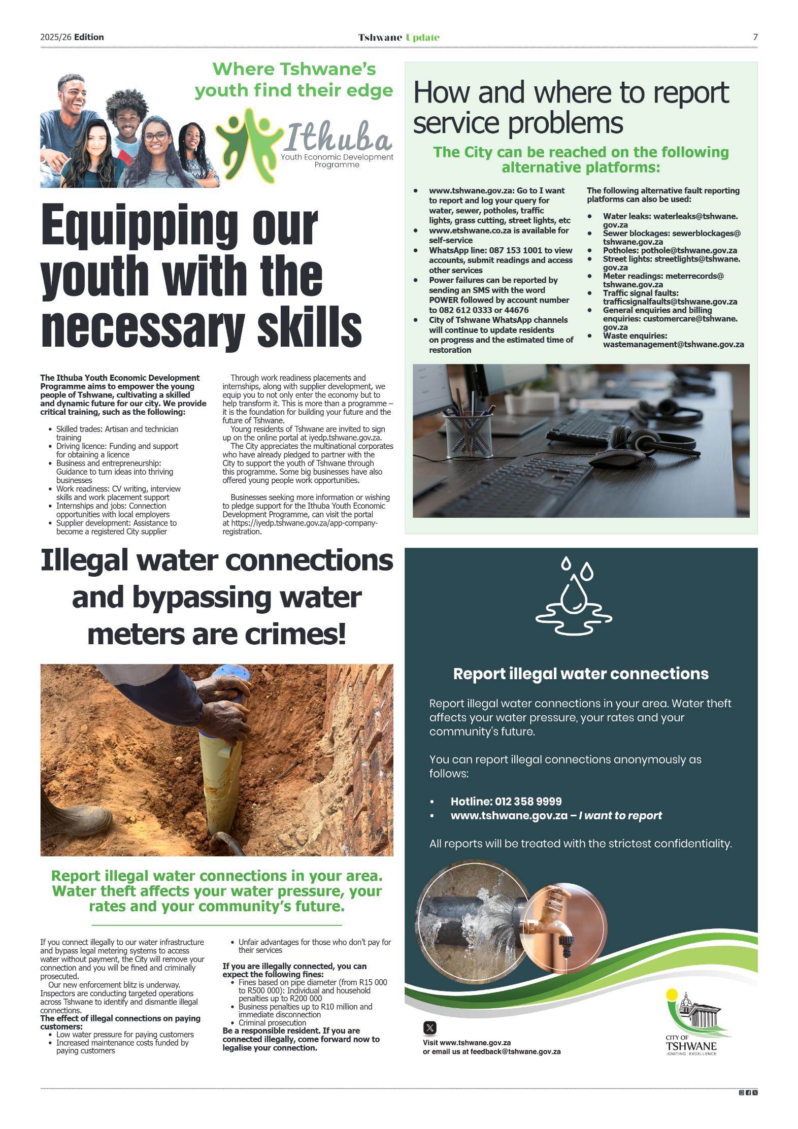 City of Tshwane – UpDATE page 7