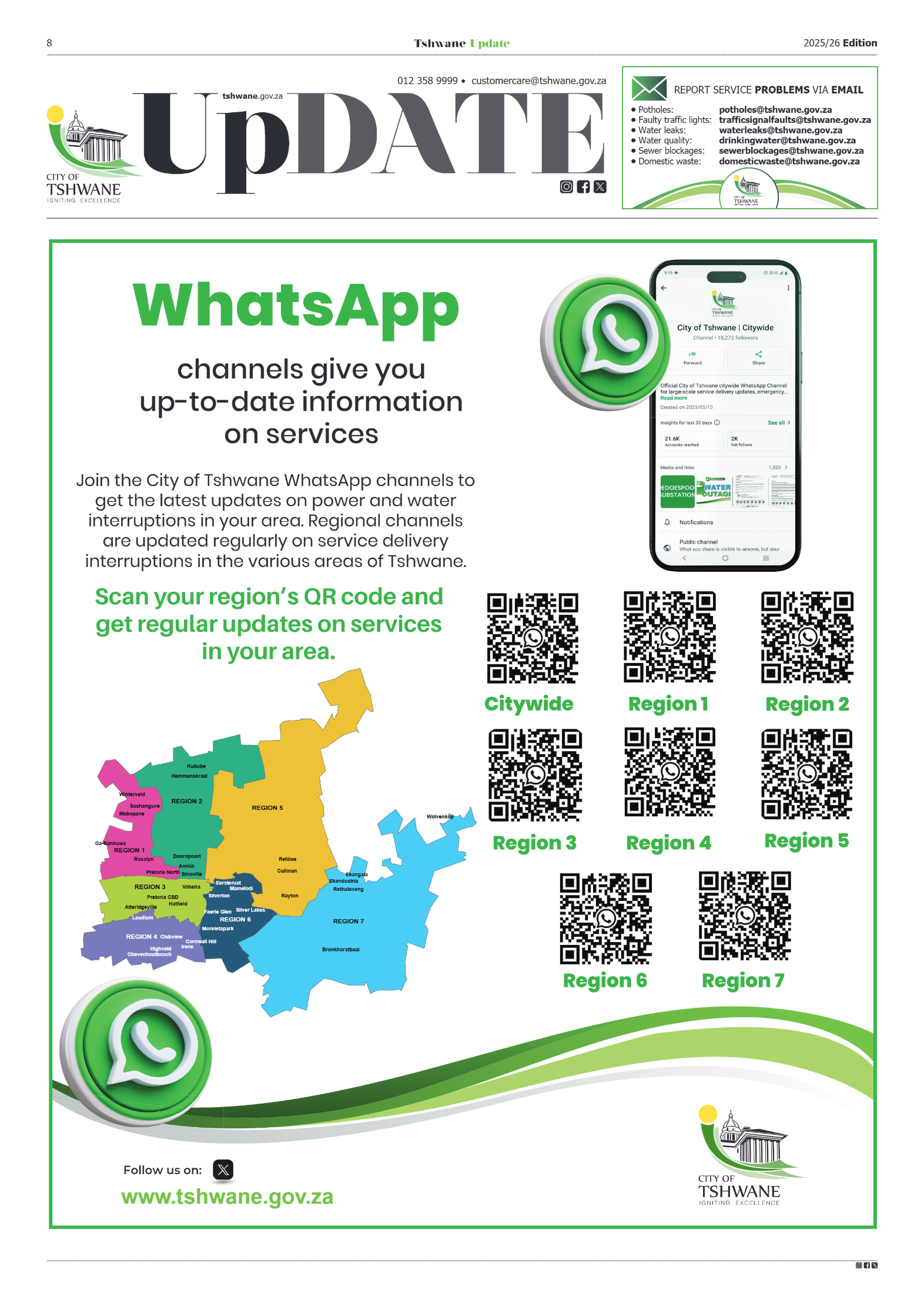 City of Tshwane – UpDATE page 8