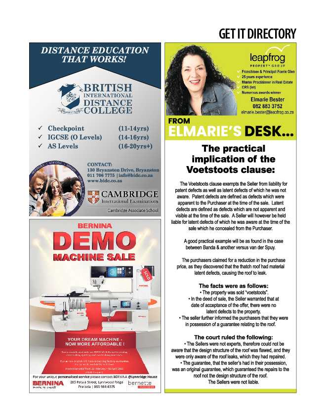 GET IT PRETORIA APRIL 2022 page 31