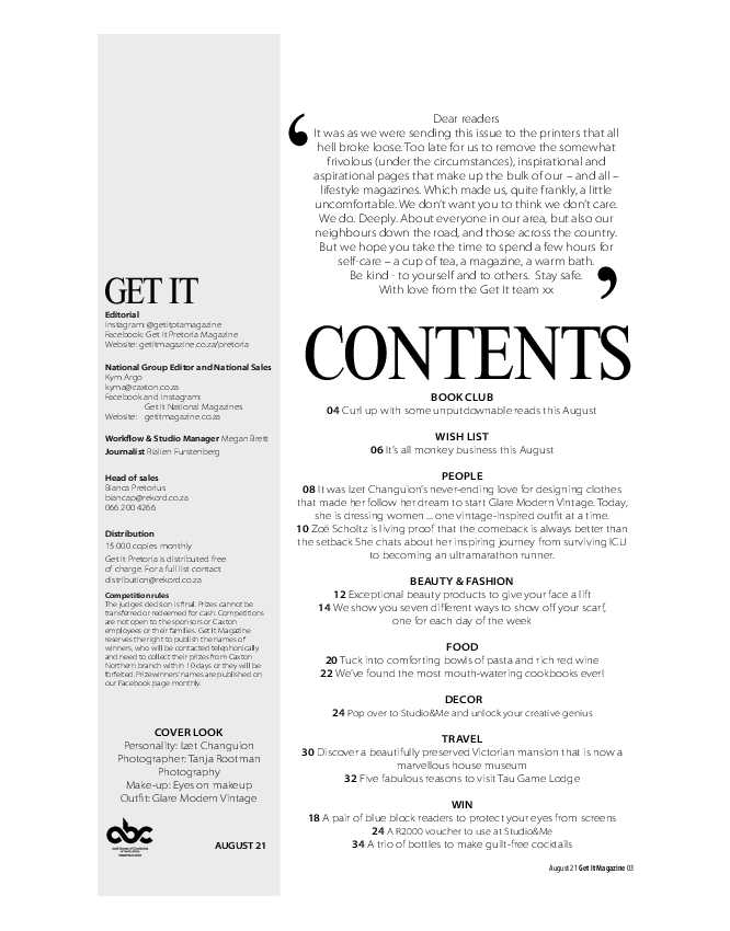 GET IT PRETORIA AUGUST 2021 page 3