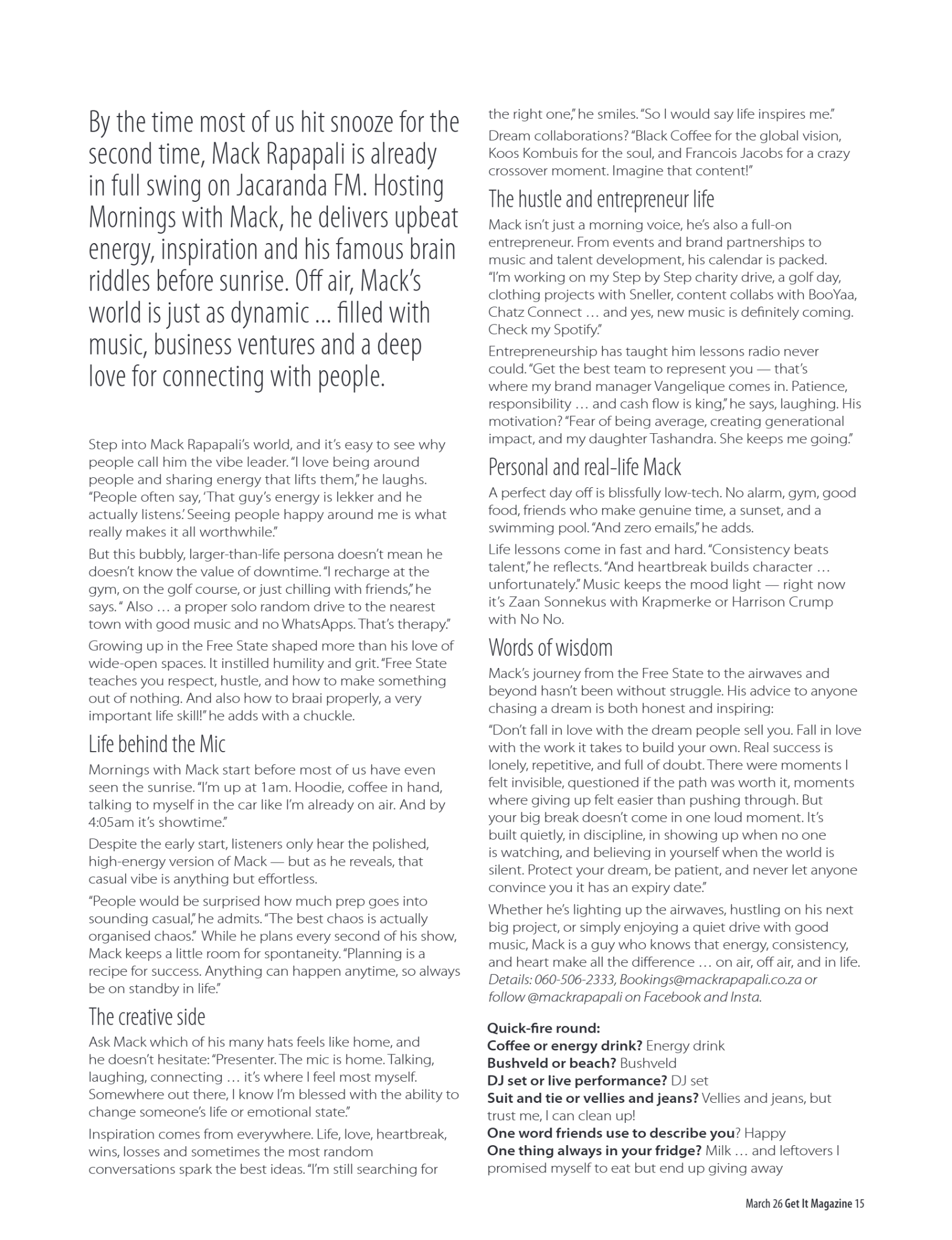 Get It Pretoria March 2026 page 15