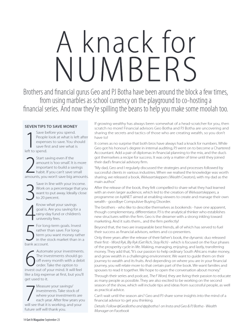 PRETORIA GET IT SEPTEMBER 2023 page 14