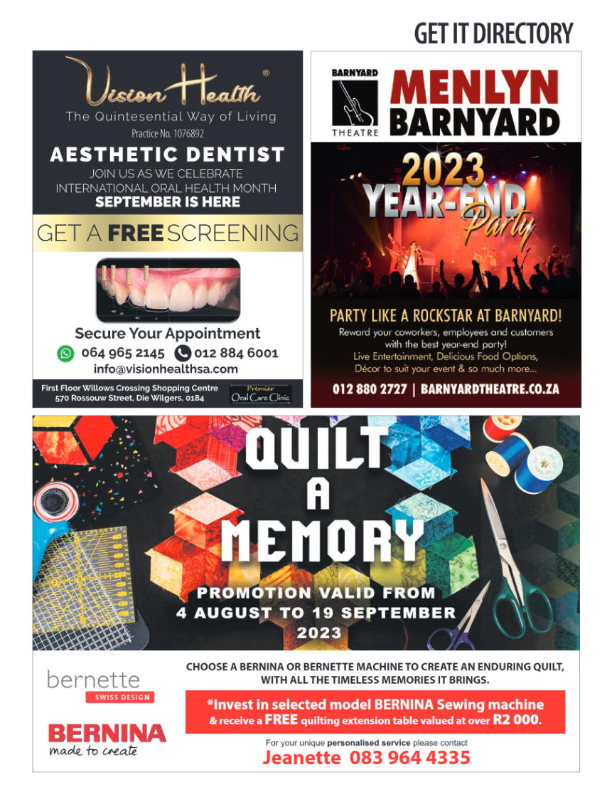 PRETORIA GET IT SEPTEMBER 2023 page 27