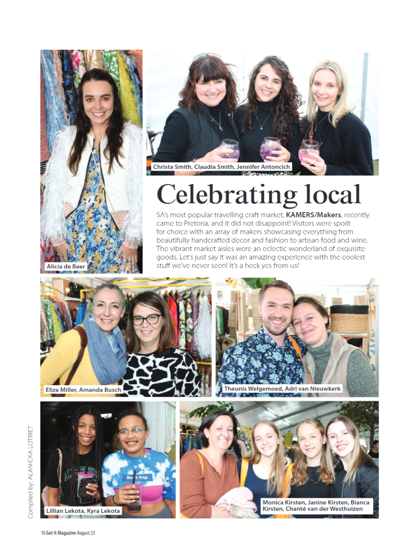 PRETORIA GET IT AUGUST MAGAZINE page 10