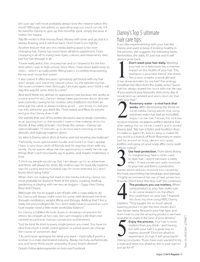 PRETORIA GET IT AUGUST MAGAZINE page 13