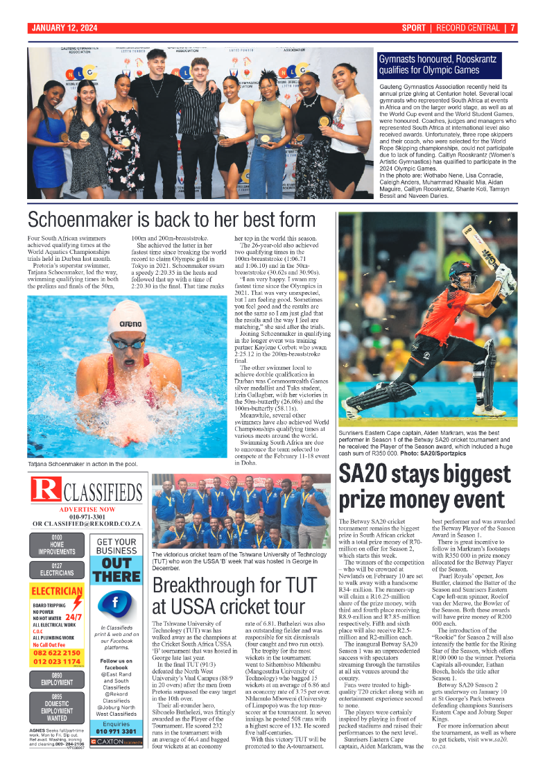 REKORD CENTRAL 12 JANUARY 2024 page 7