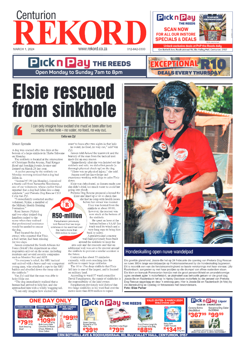 REKORD CENTURION 1 MARCH 2024 page 1