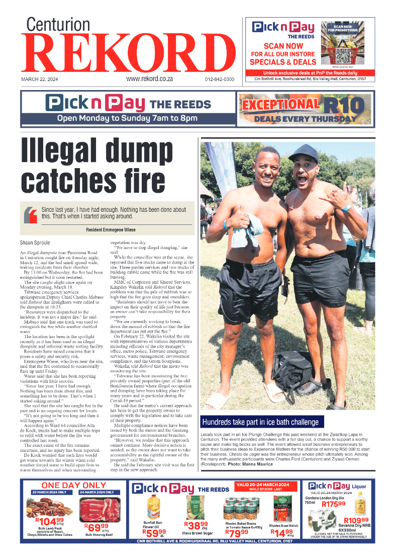 REKORD CENTURION 22 MARCH 2024 page 1