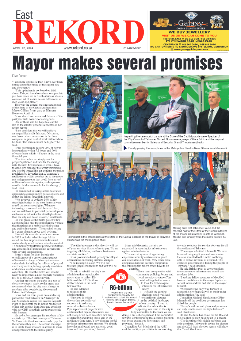 REKORD EAST 26 APRIL 2024 page 1