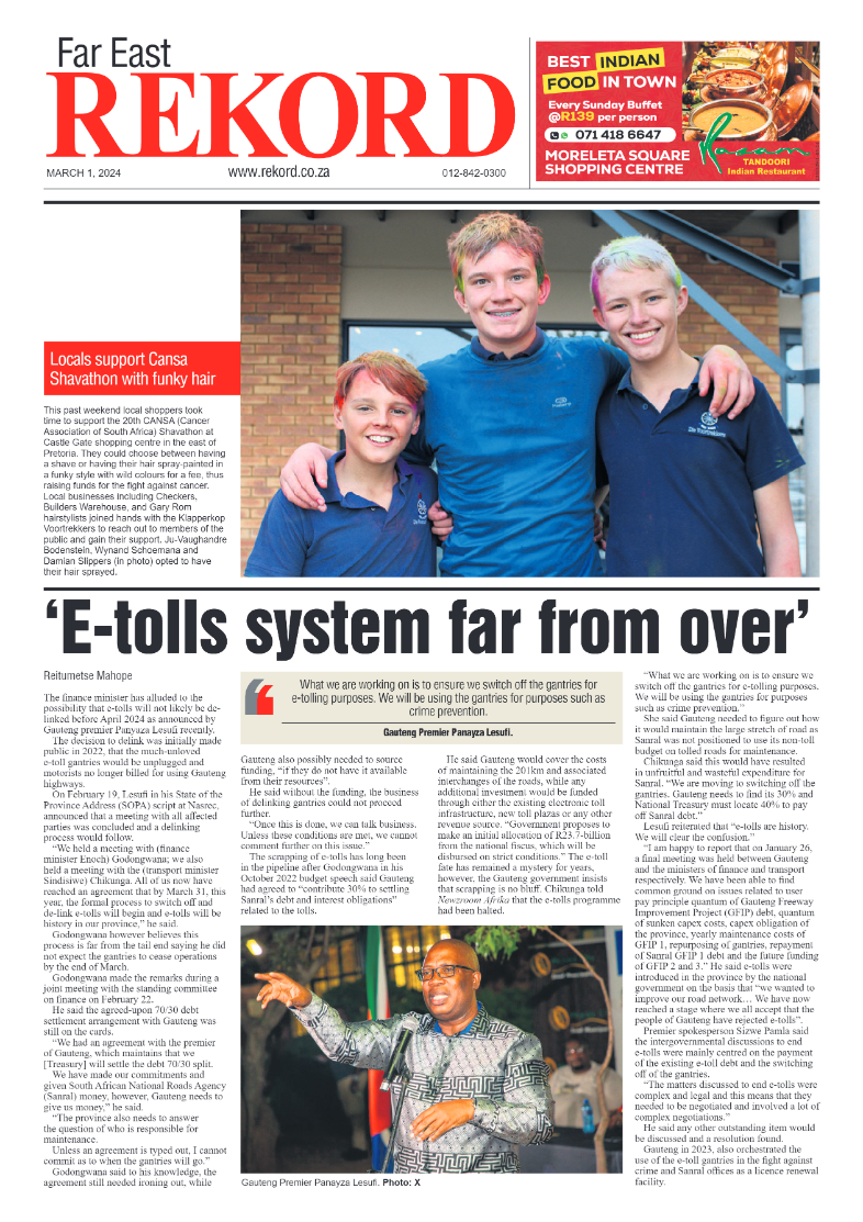 REKORD FAR EAST 1 MARCH 2024 page 1
