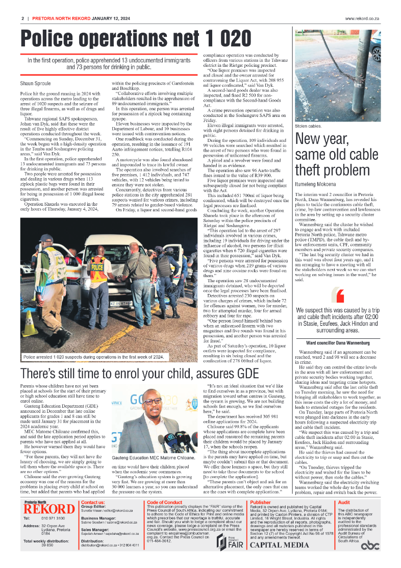 REKORD NORTH 12 JANUARY 2024 page 2