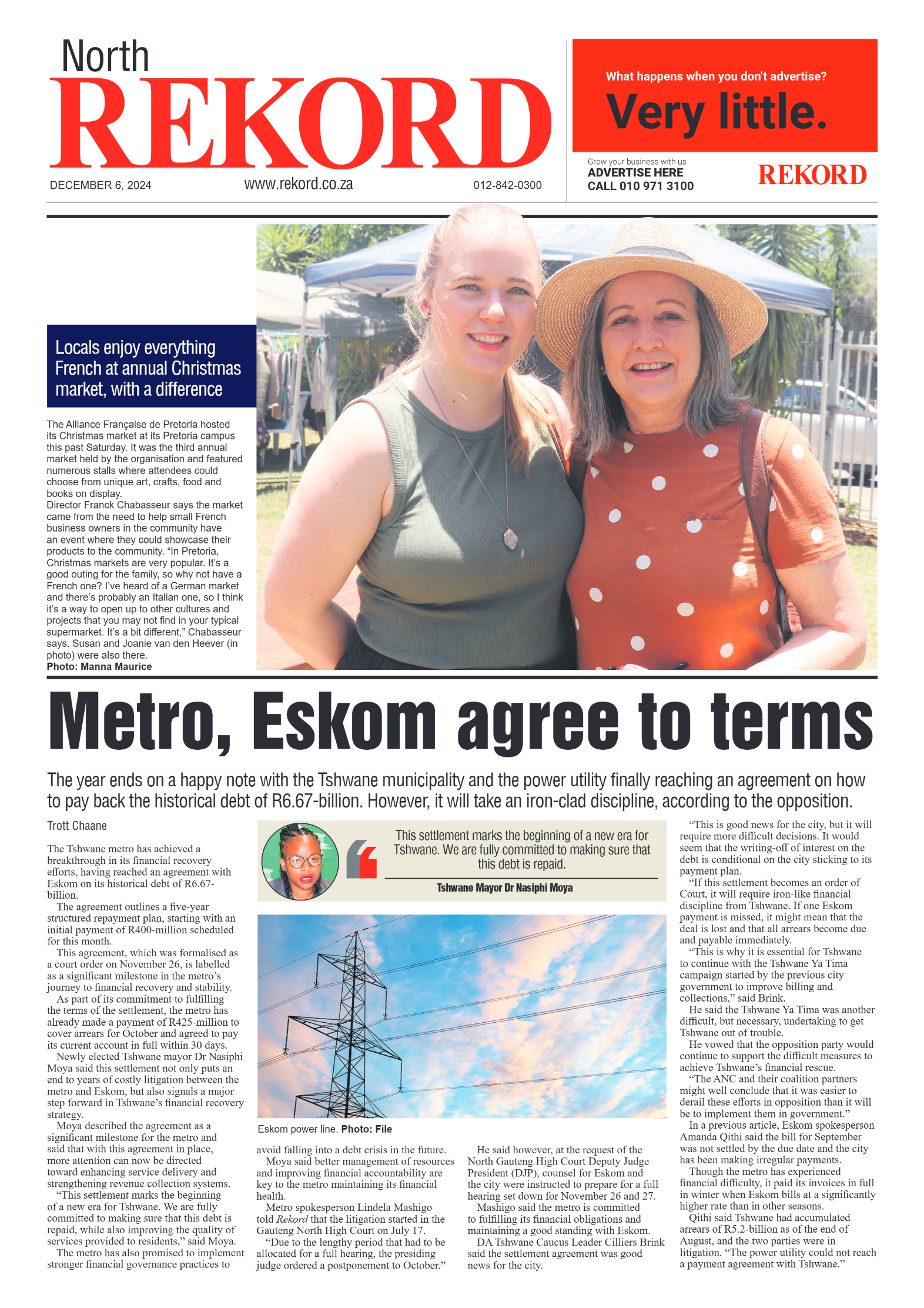 REKORD NORTH 6 DECEMBER 2024 page 1