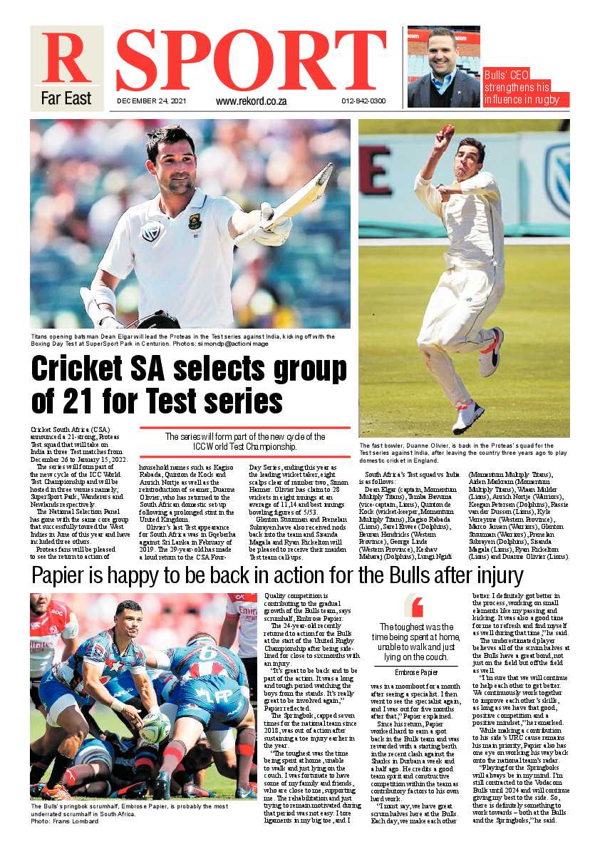 Rekord Far East 24 December 2021 page 8