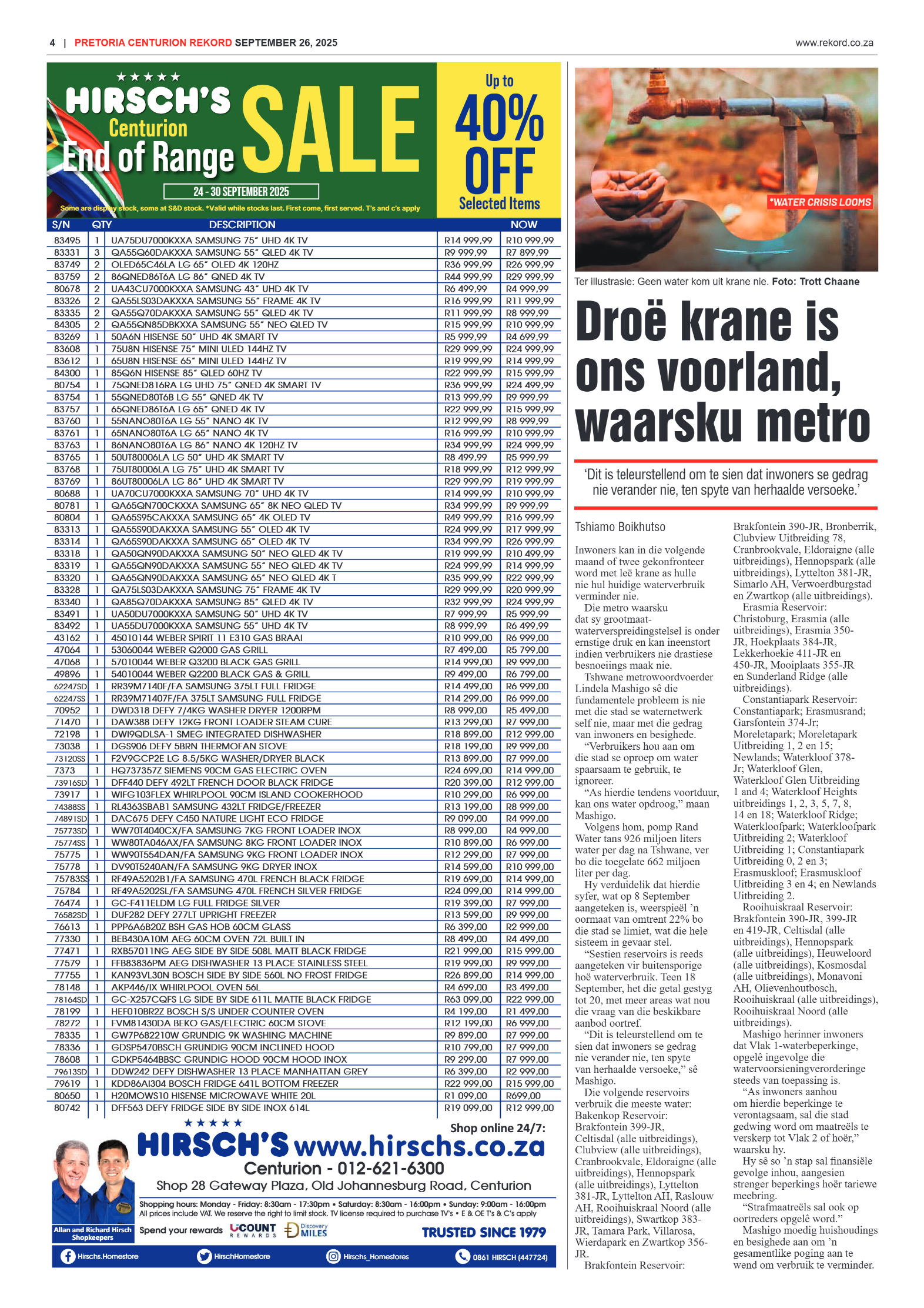 Rekord Centurion 26 September 2025 page 4