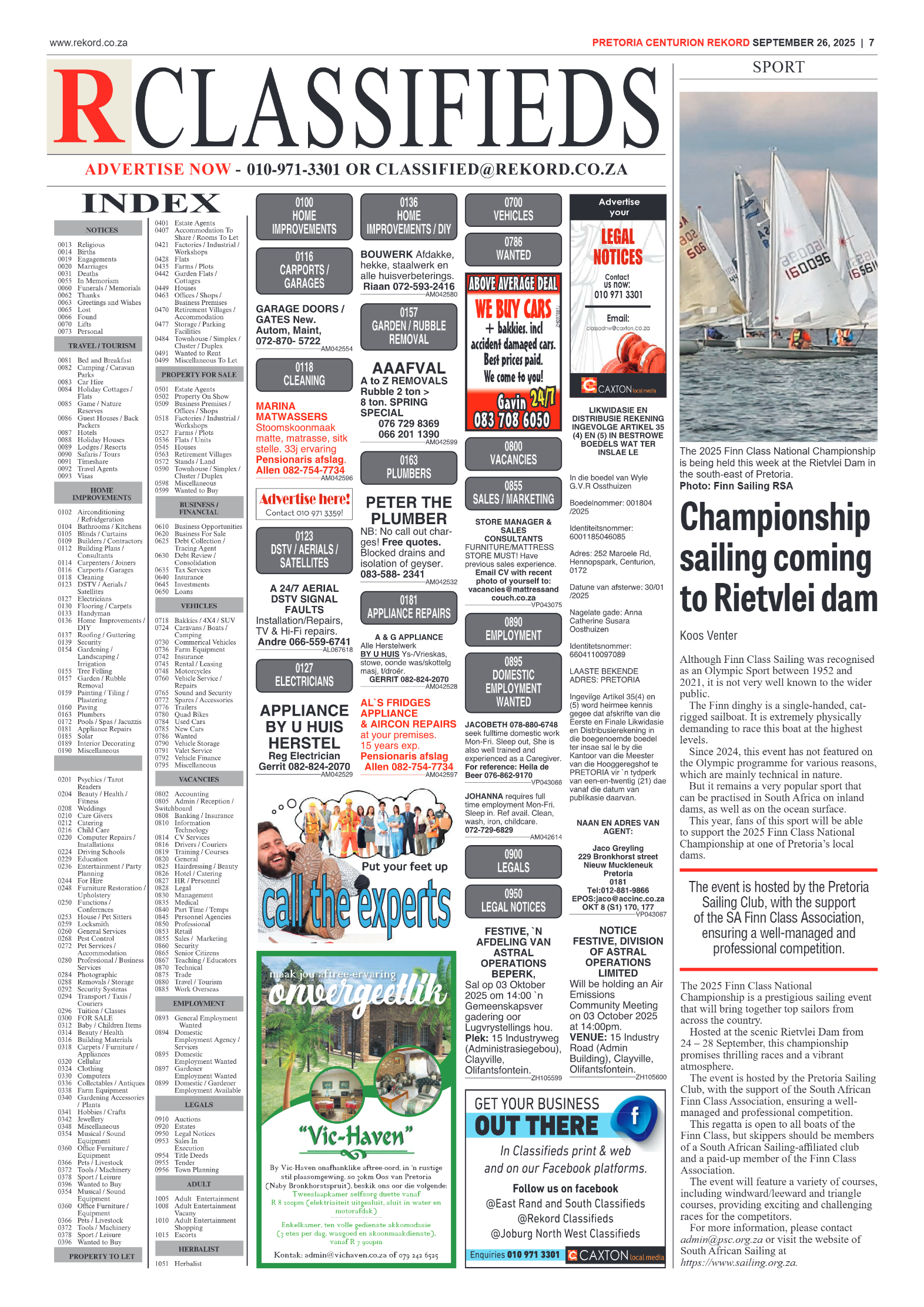 Rekord Centurion 26 September 2025 page 7