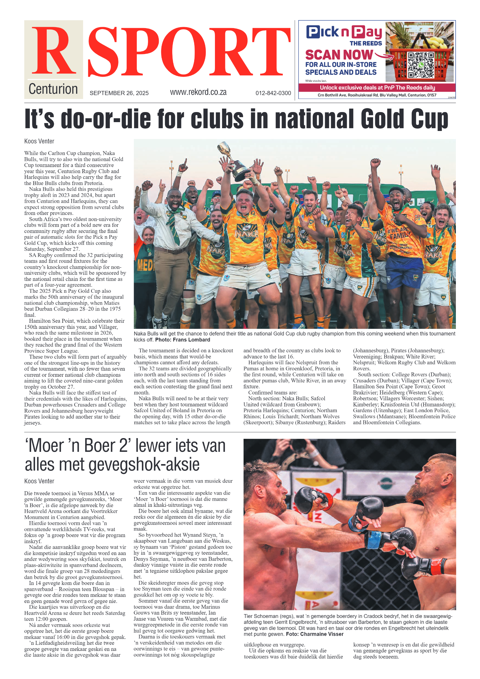 Rekord Centurion 26 September 2025 page 8