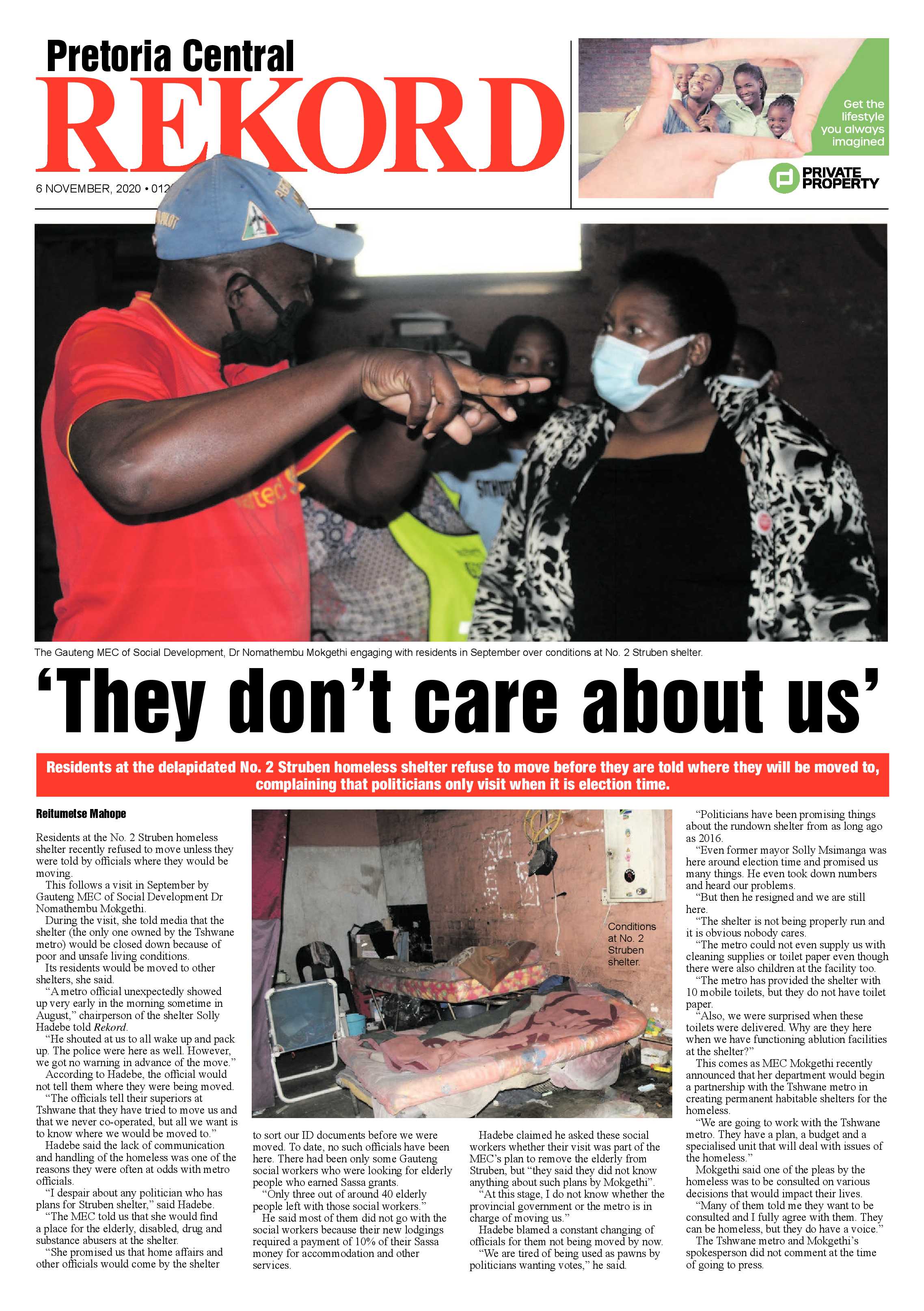 Rekord Central 06 November 2020 page 1