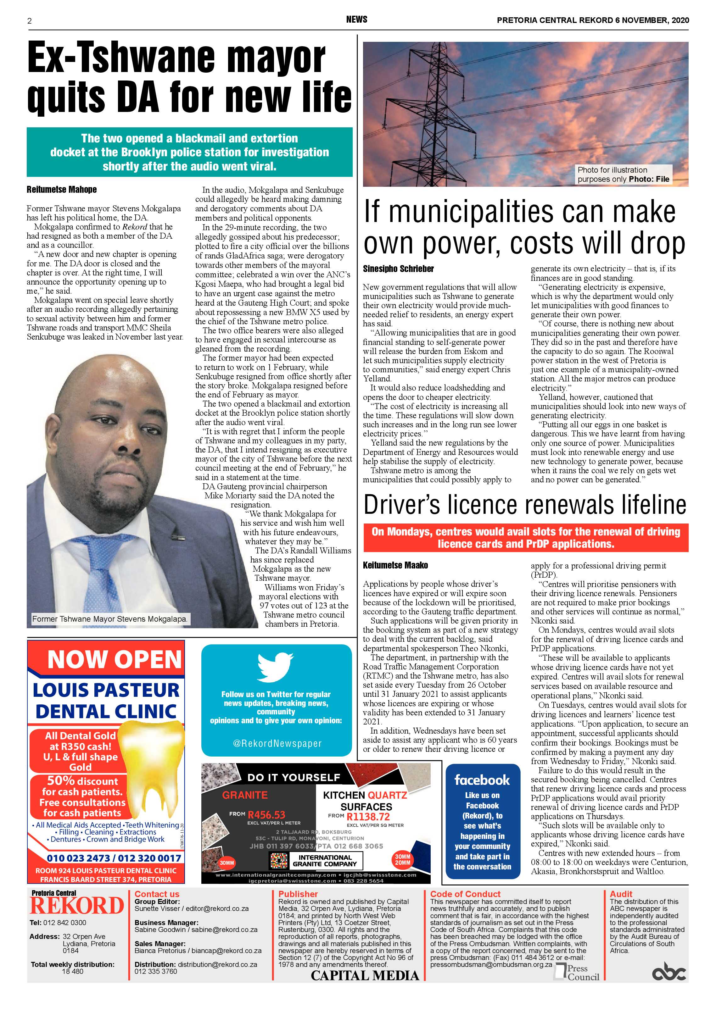 Rekord Central 06 November 2020 page 2