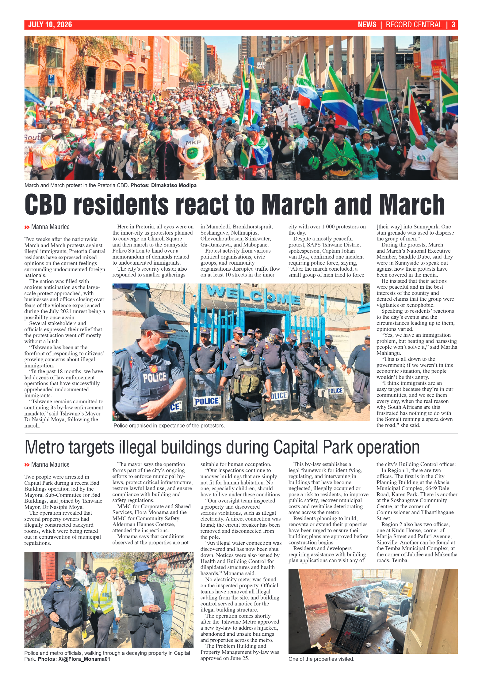 Rekord Central 10 July 2026 page 3