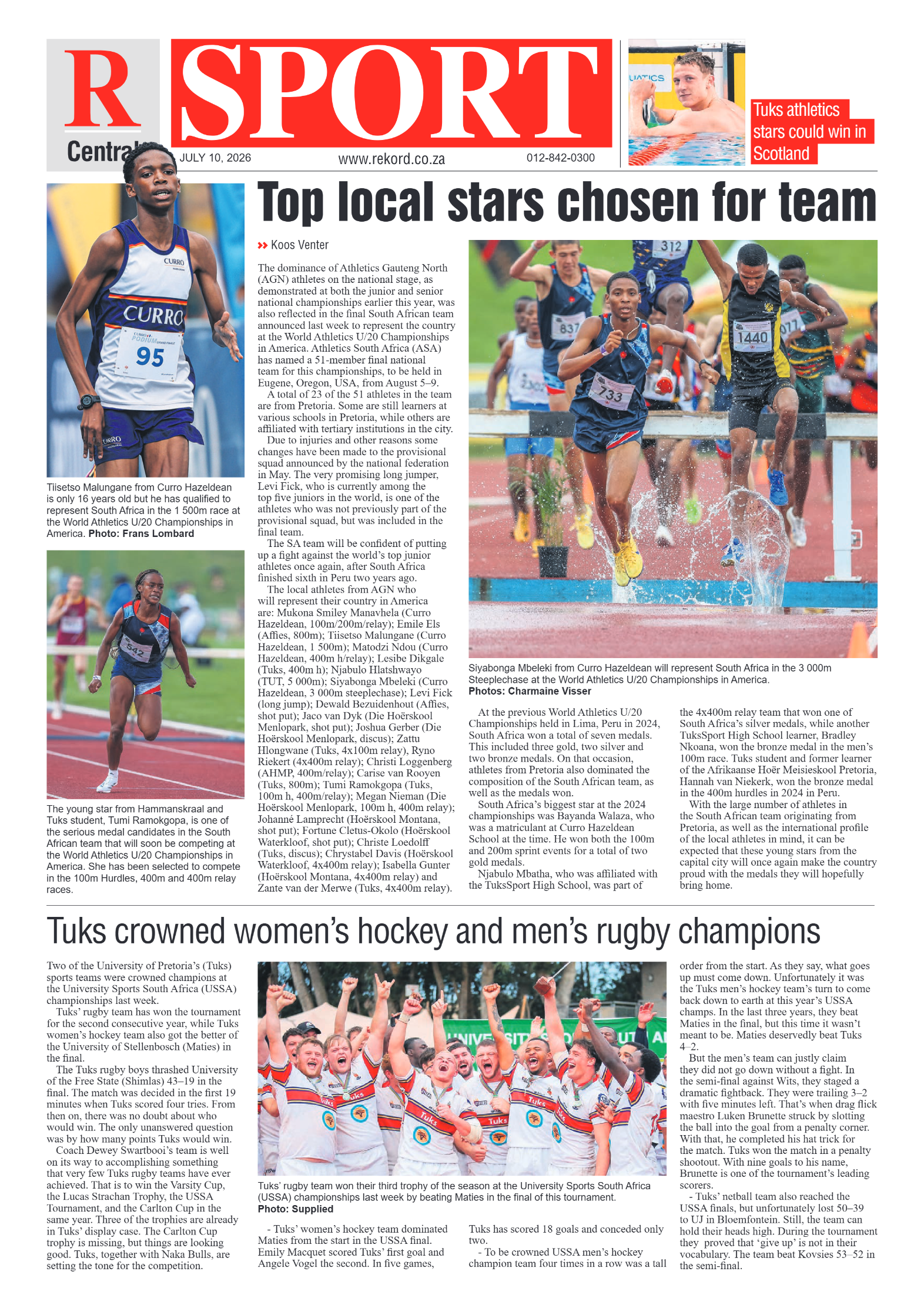 Rekord Central 10 July 2026 page 8