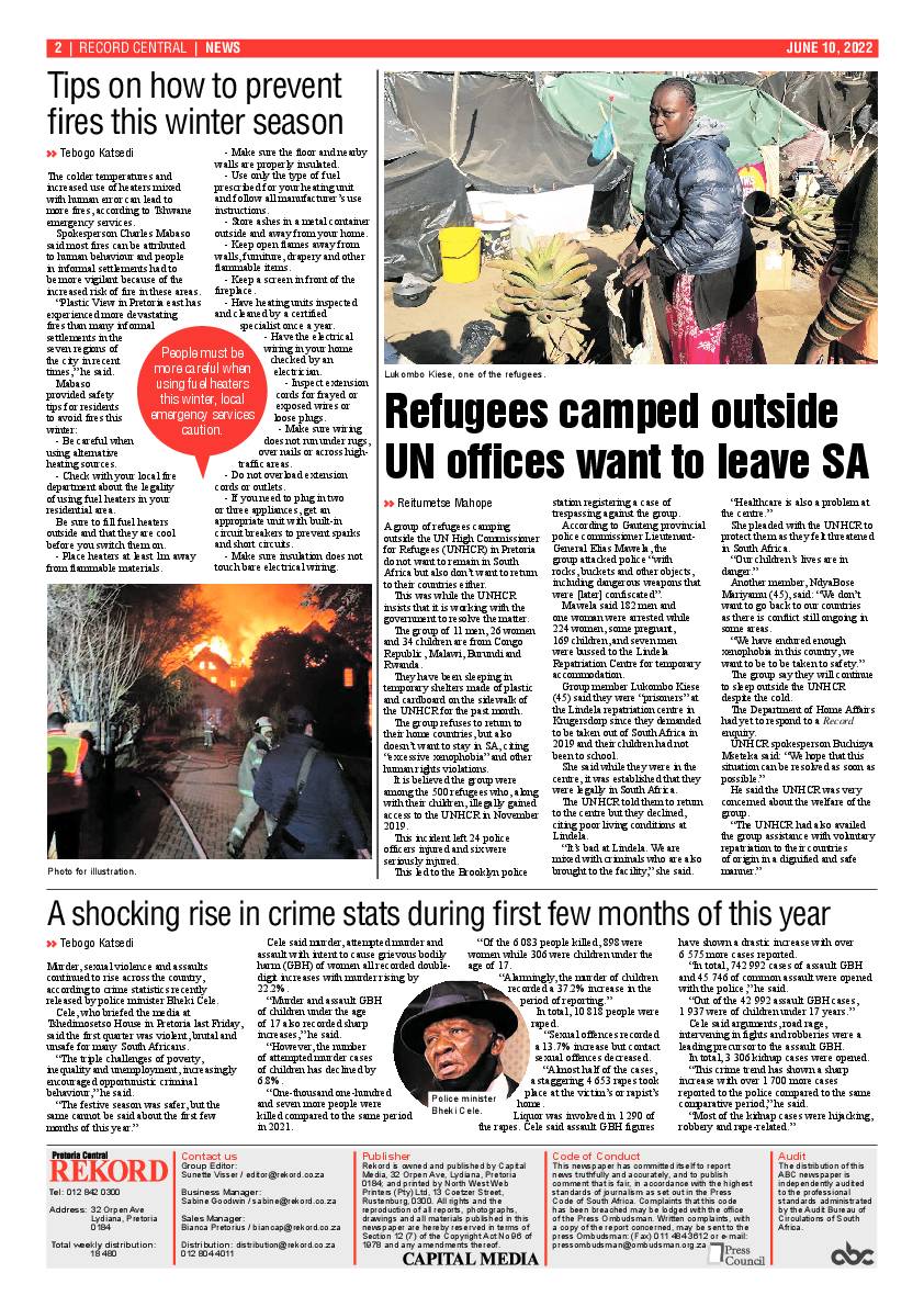 Rekord Central 10 June page 2