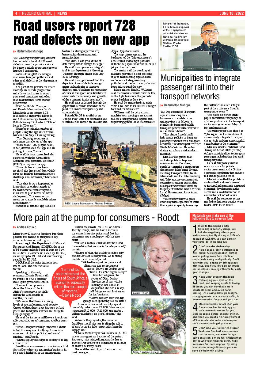 Rekord Central 10 June page 4