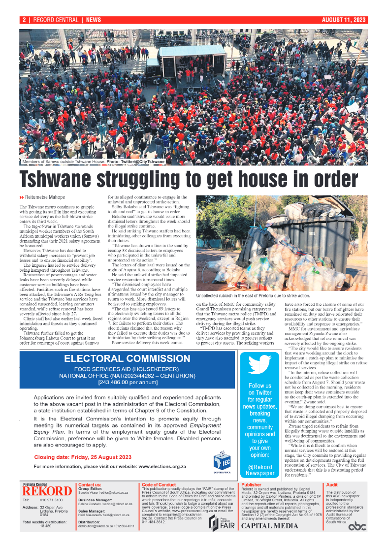 Rekord Central 11 August 2023 page 2