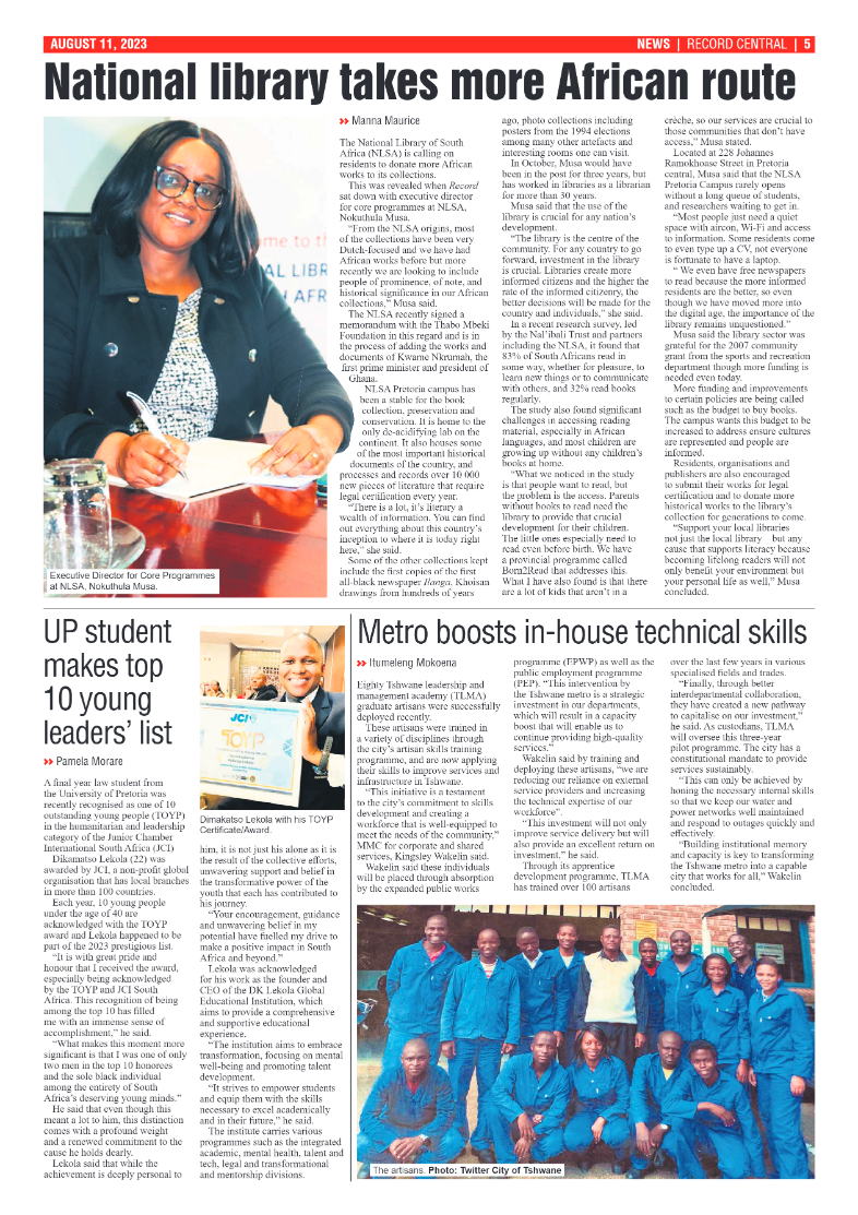Rekord Central 11 August 2023 page 5