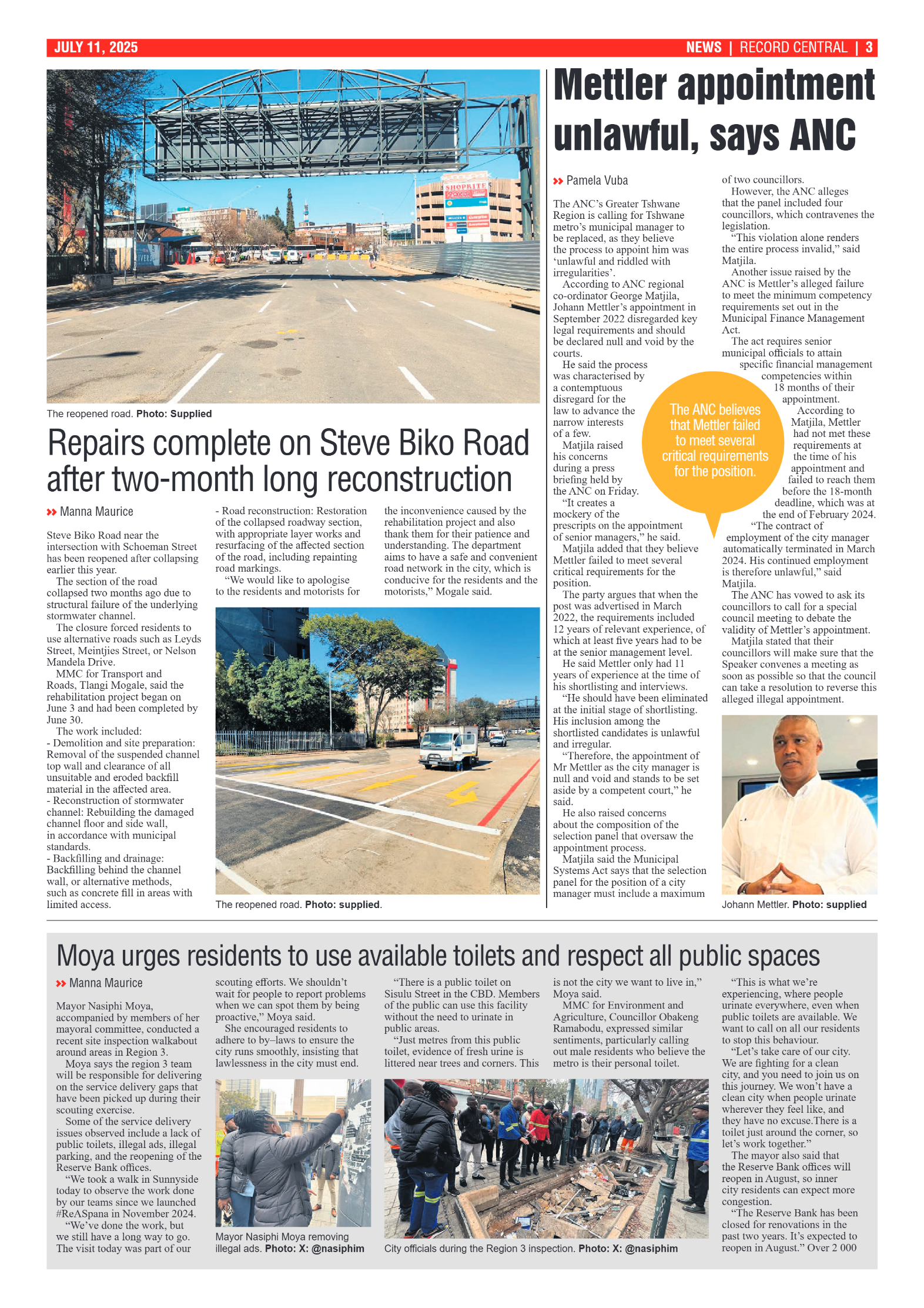 Rekord Central 11 July 2025 page 3