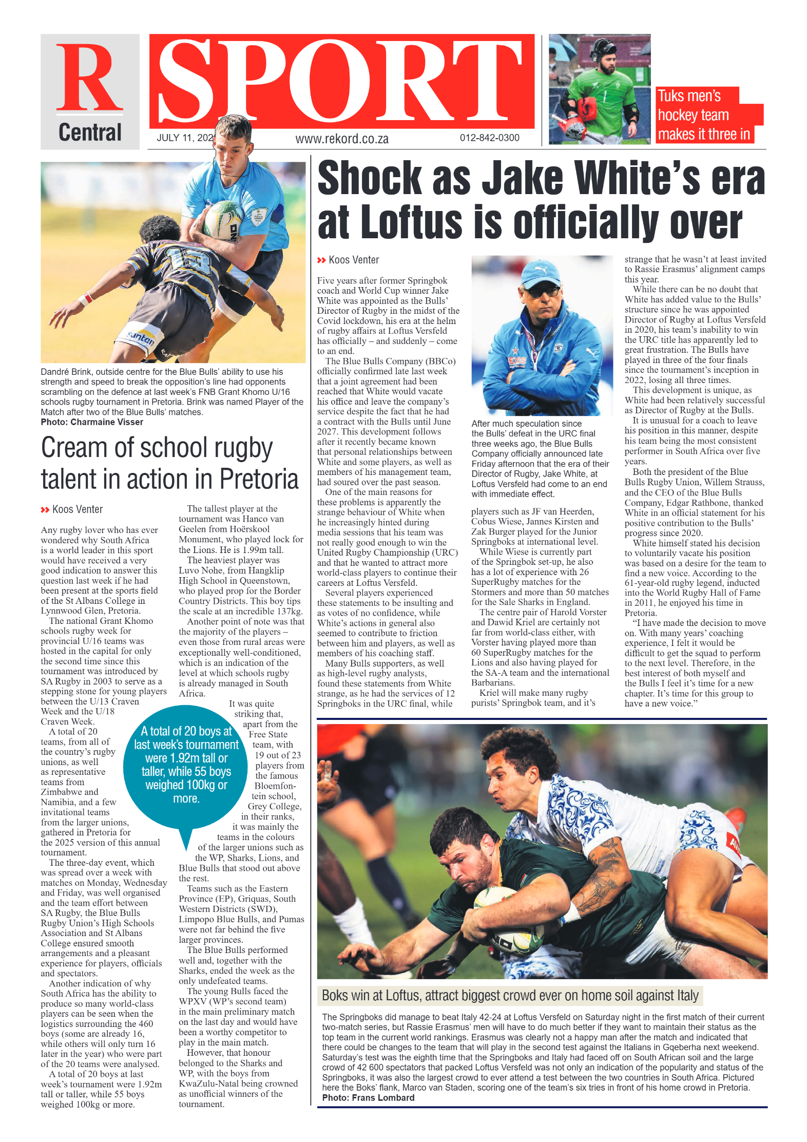 Rekord Central 11 July 2025 page 8