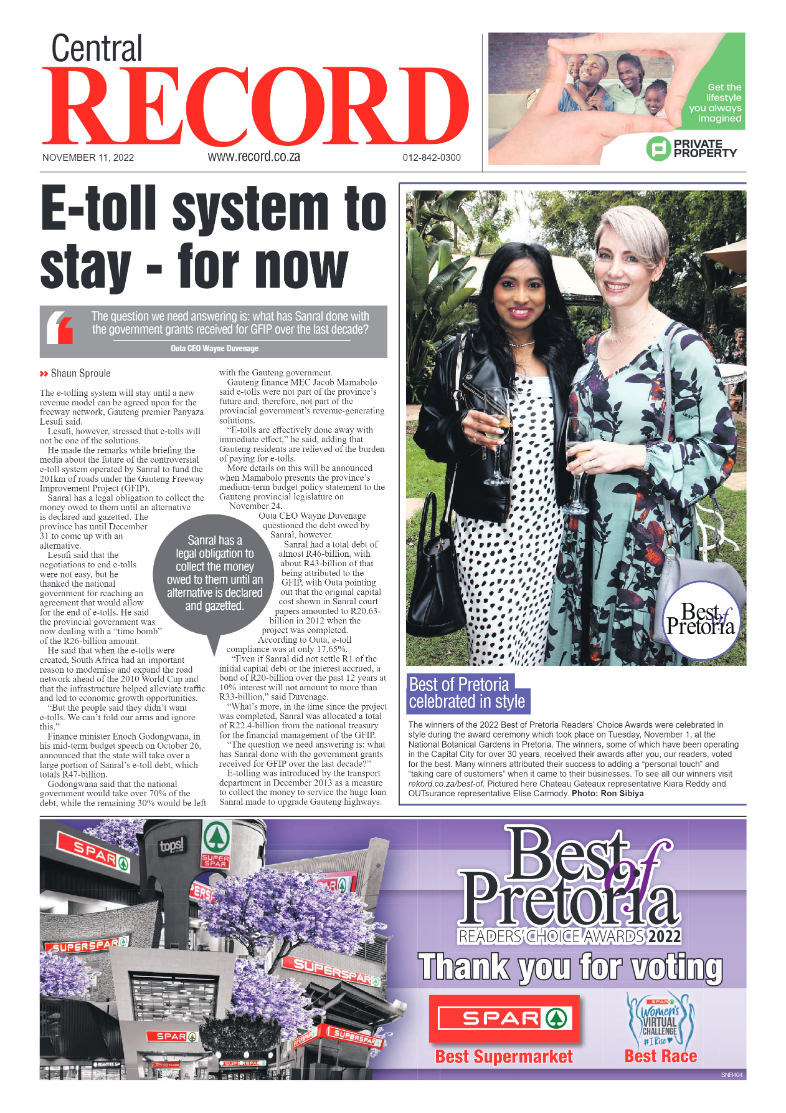 Rekord Central 11 November 2022 page 1