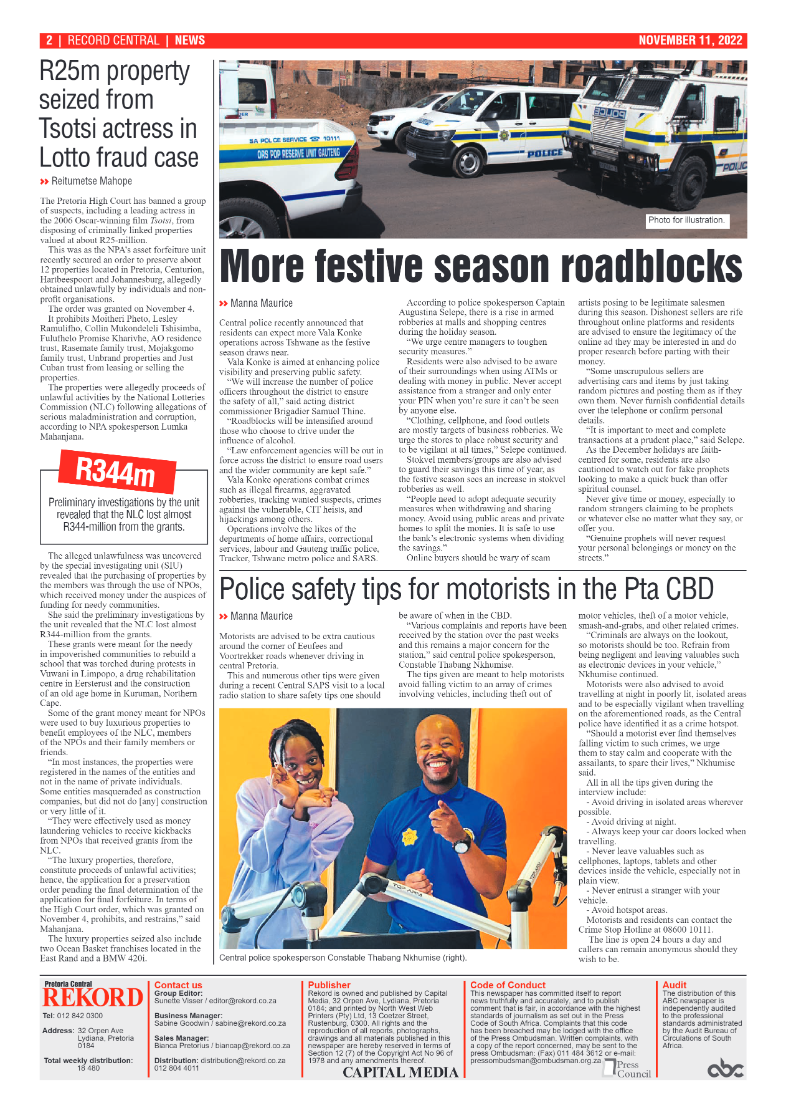 Rekord Central 11 November 2022 page 2