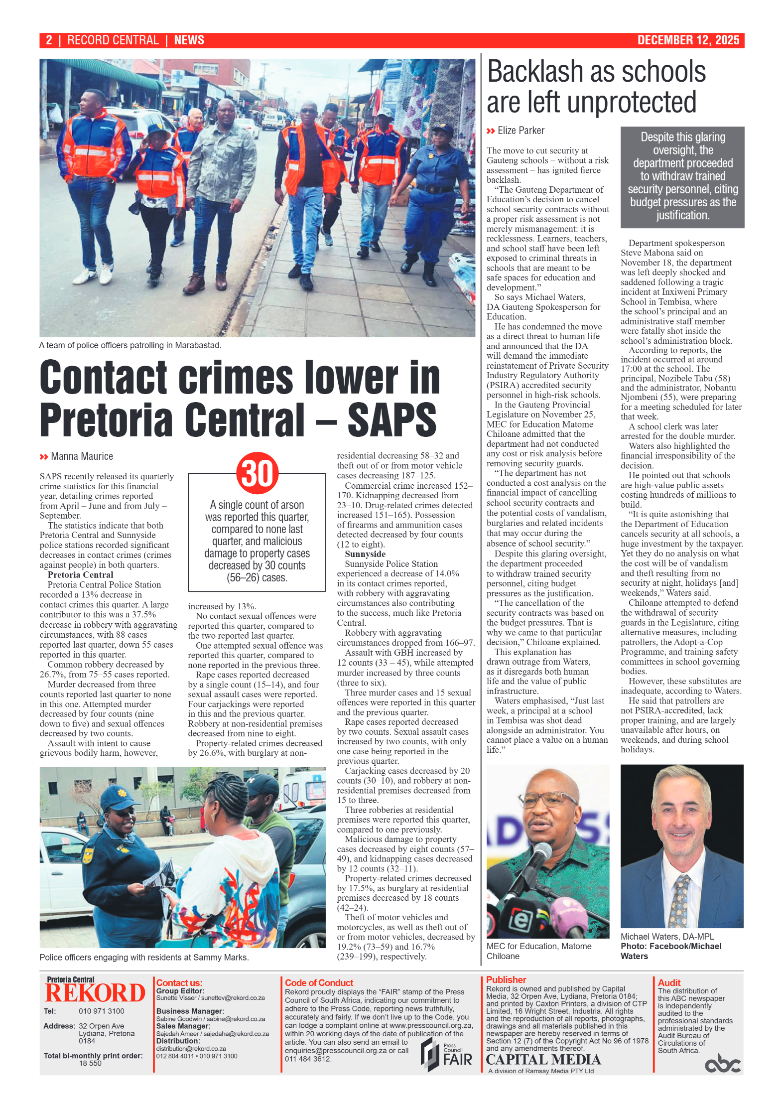 Rekord Central 12 December 2025 page 2