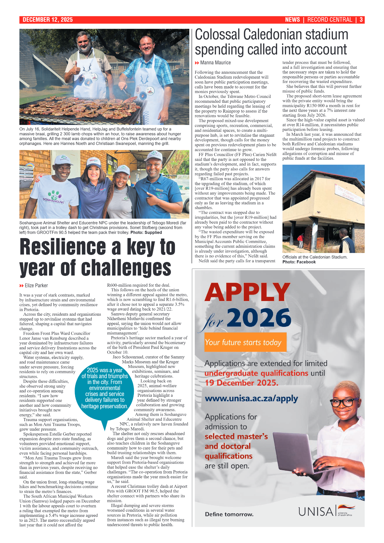 Rekord Central 12 December 2025 page 3