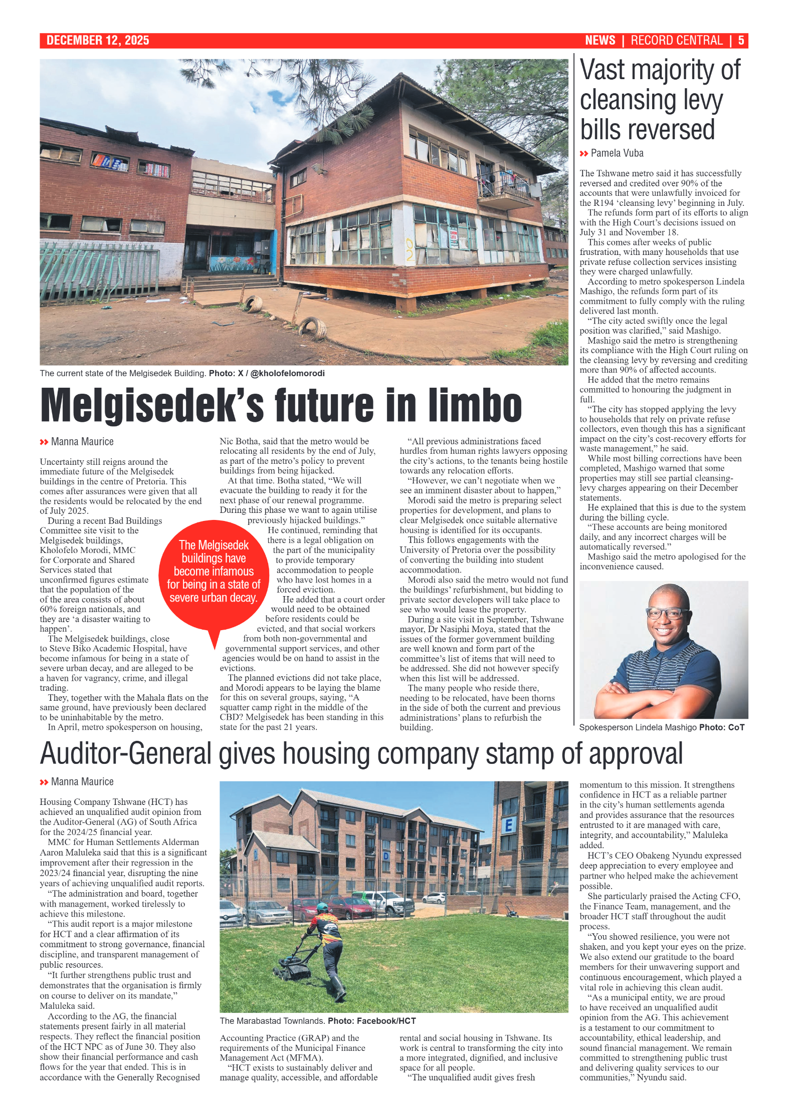 Rekord Central 12 December 2025 page 5