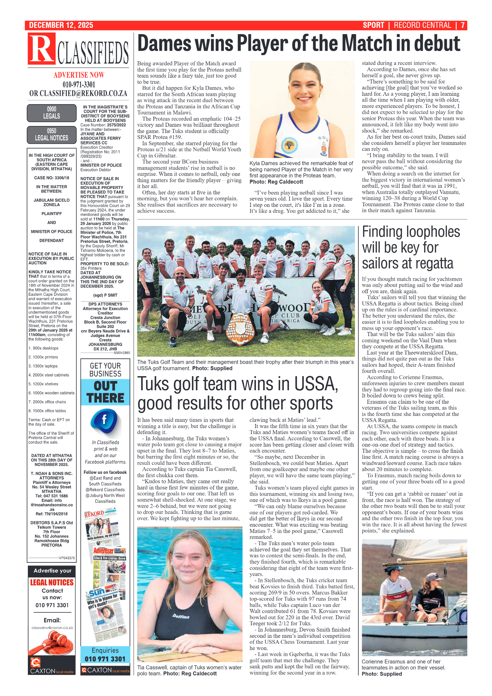 Rekord Central 12 December 2025 page 7