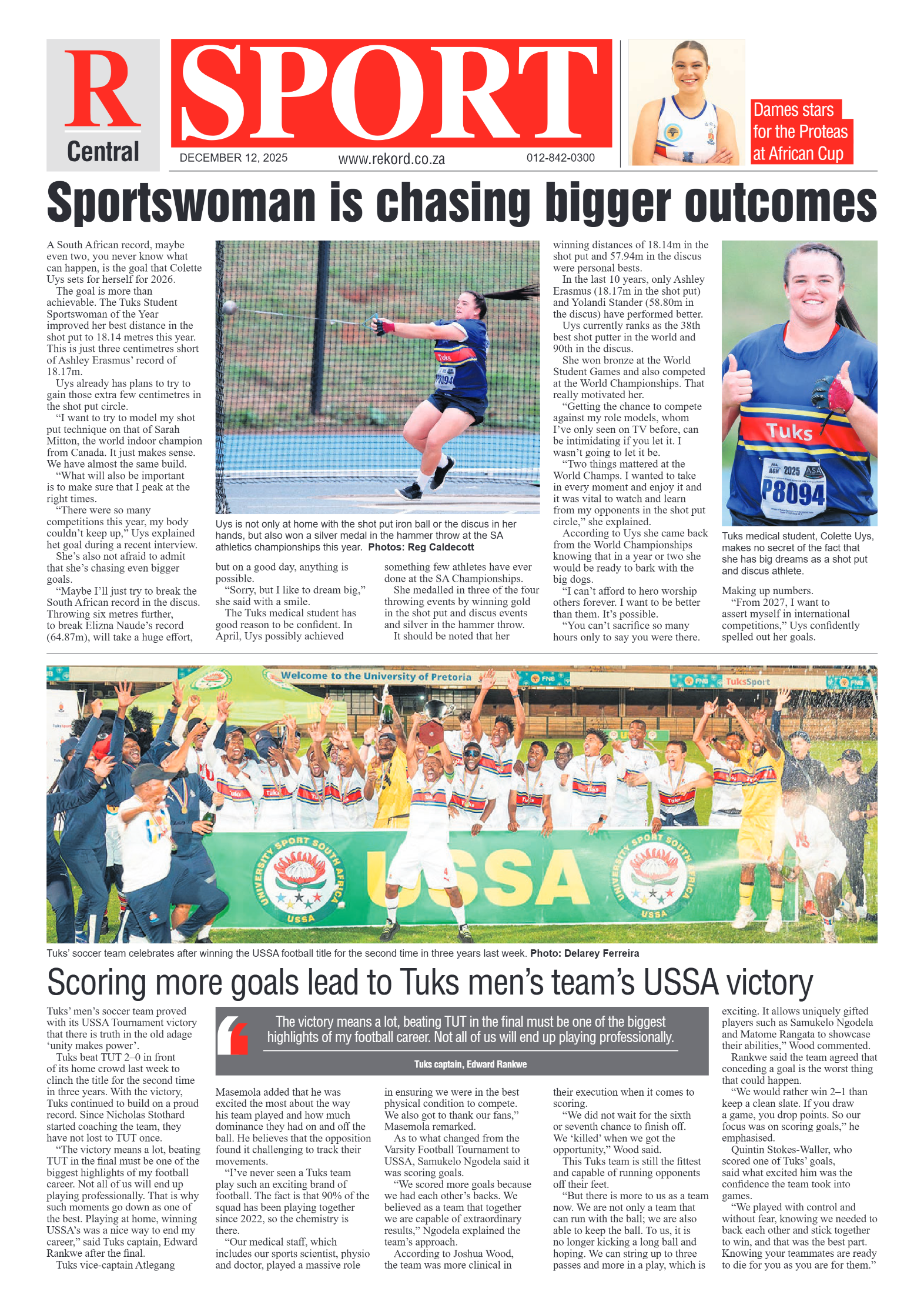 Rekord Central 12 December 2025 page 8