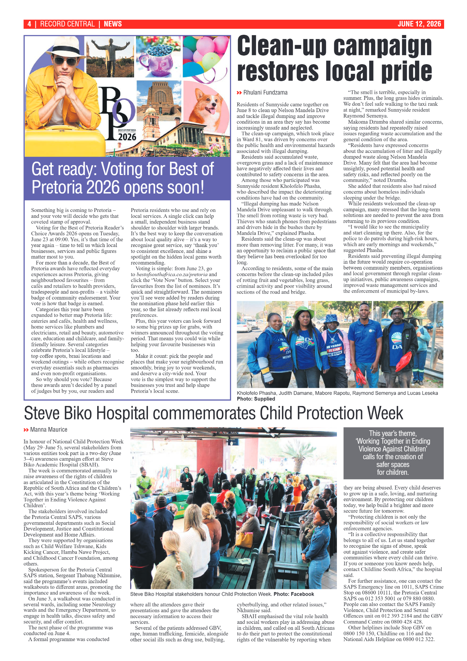 Rekord Central 12 June 2026 page 4