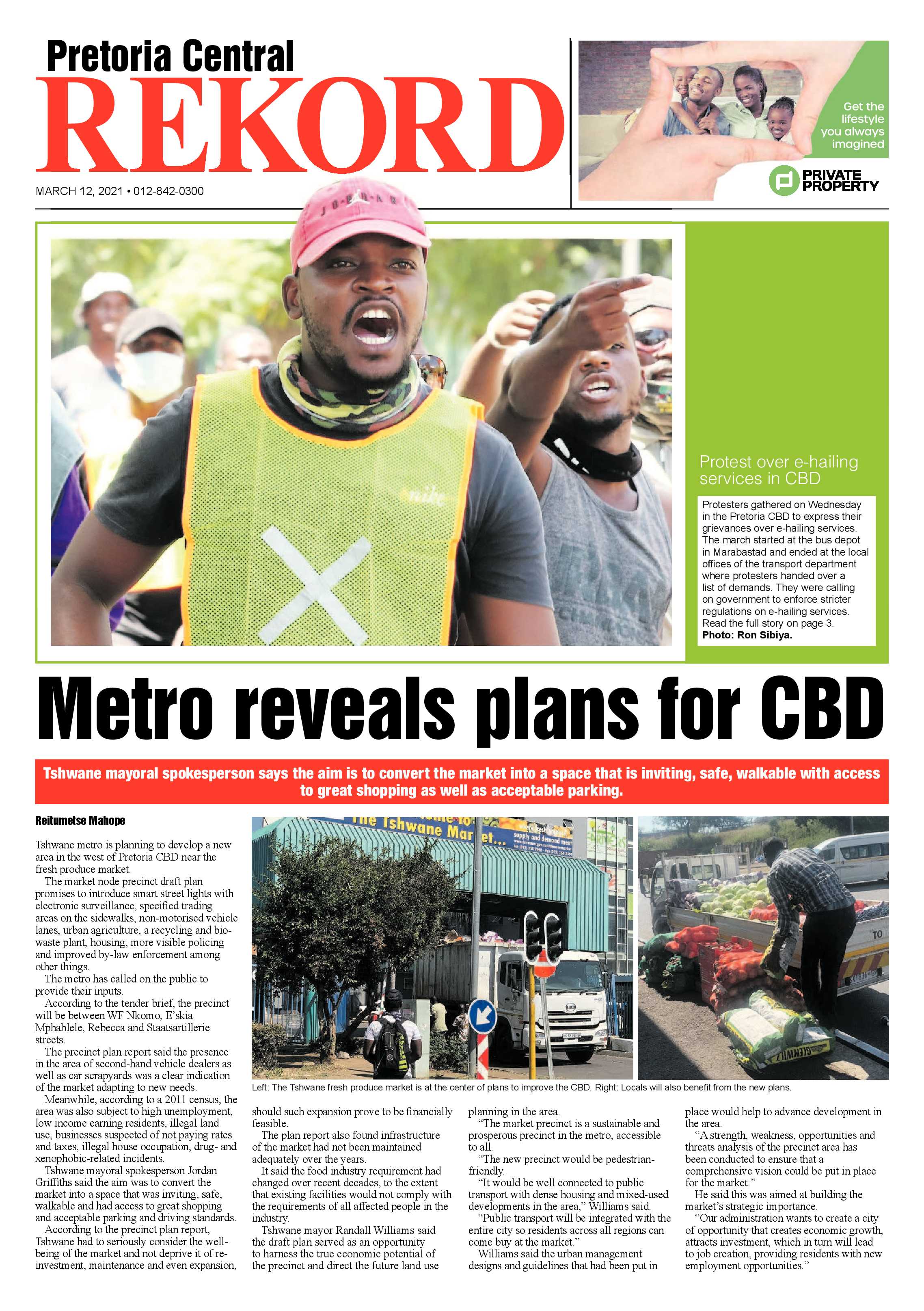 Rekord Central 12 March 2021 page 1