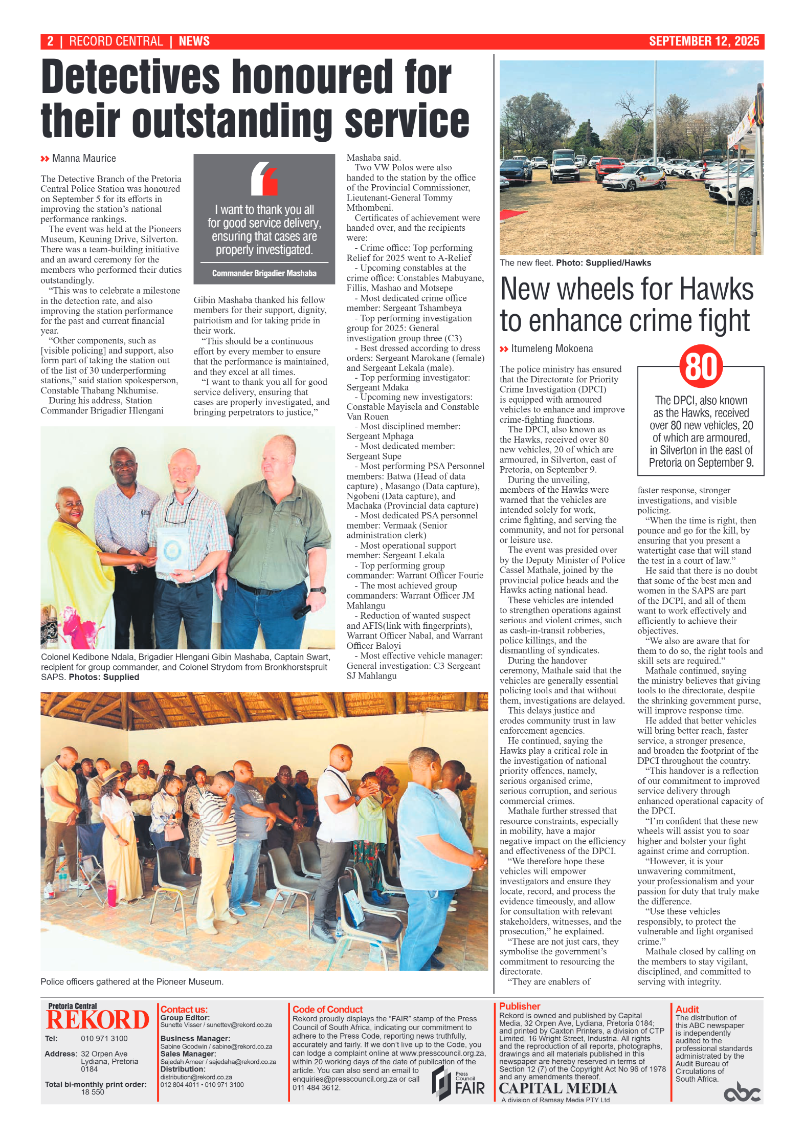 Rekord Central 12 September 2025 page 2