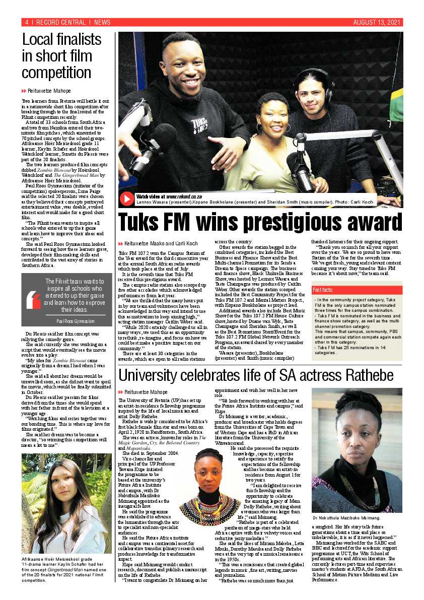 Rekord Central 13 August 2021 page 4