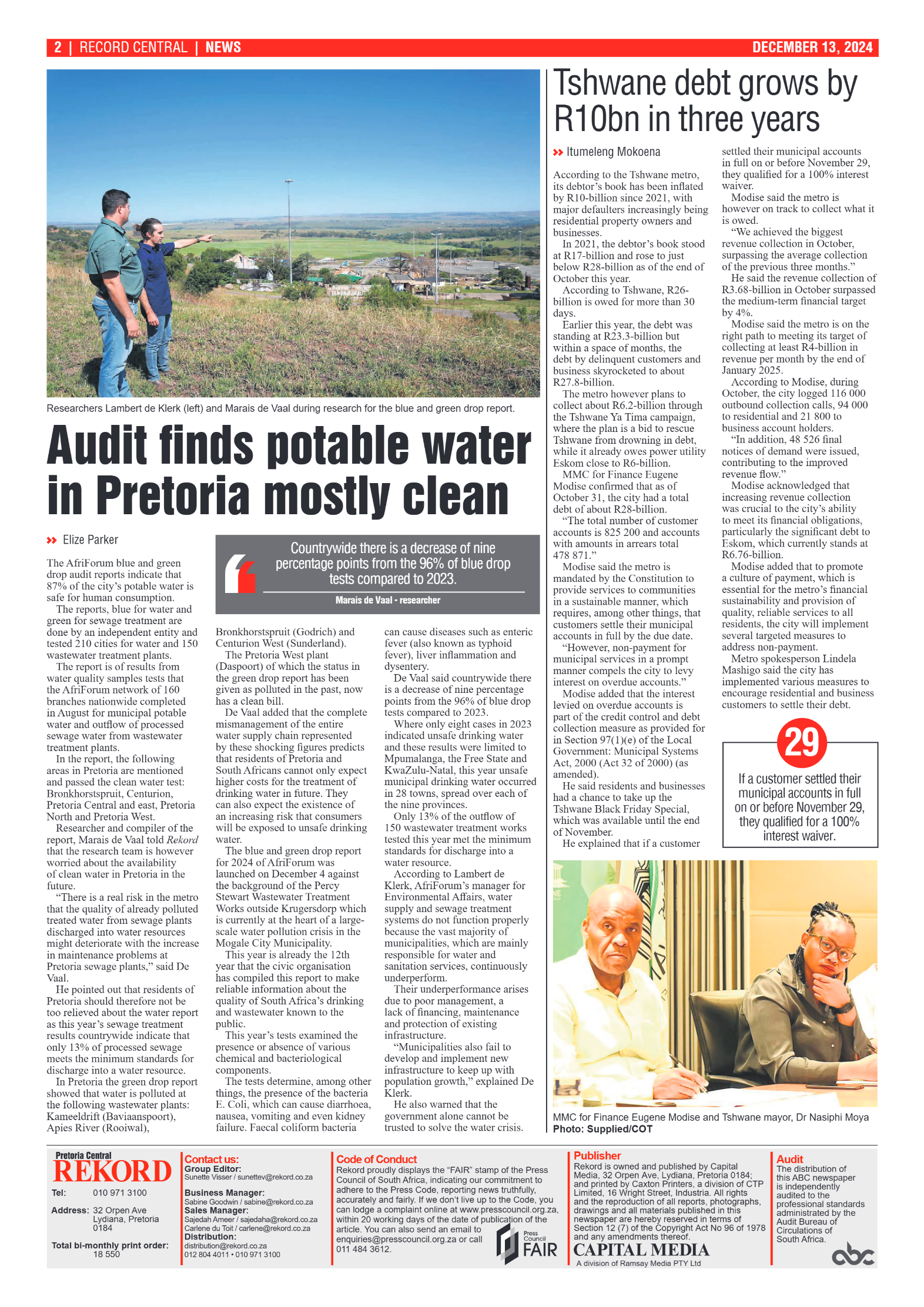 Rekord Central 13 December 2024 page 2