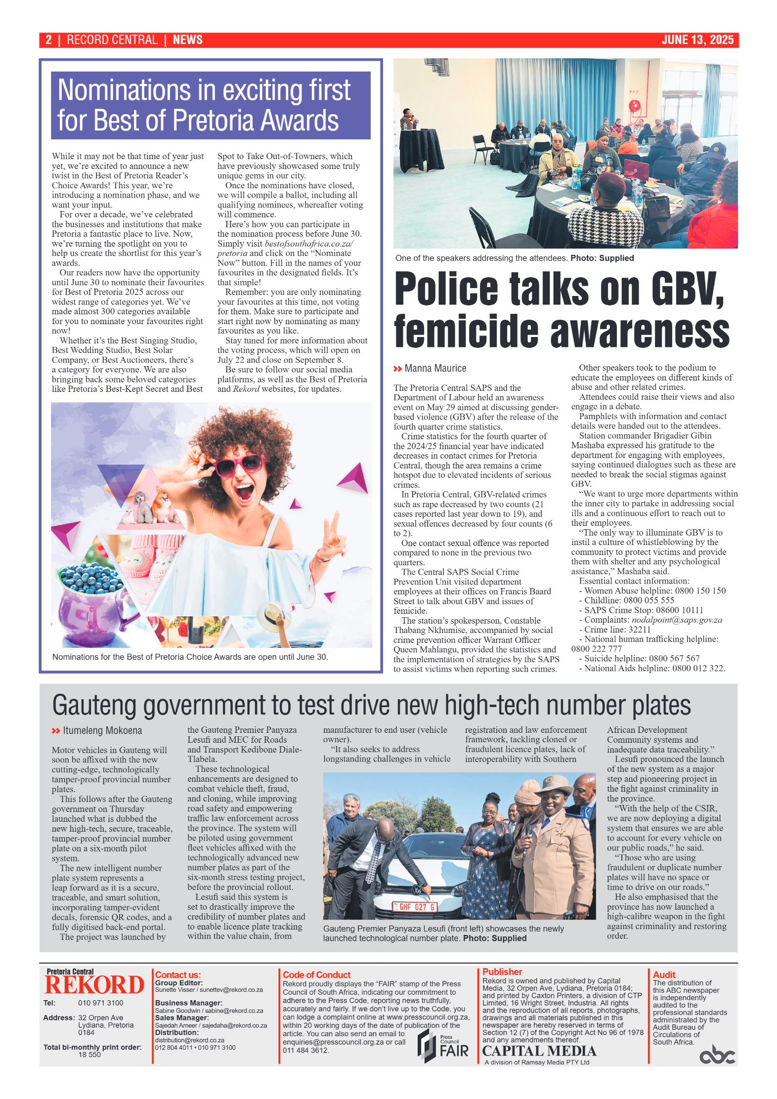 Rekord Central 13 June 2025 page 2