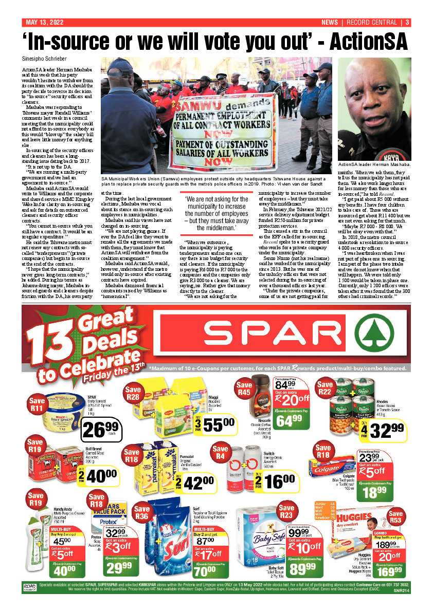 Rekord Central 13 May 2022 page 3